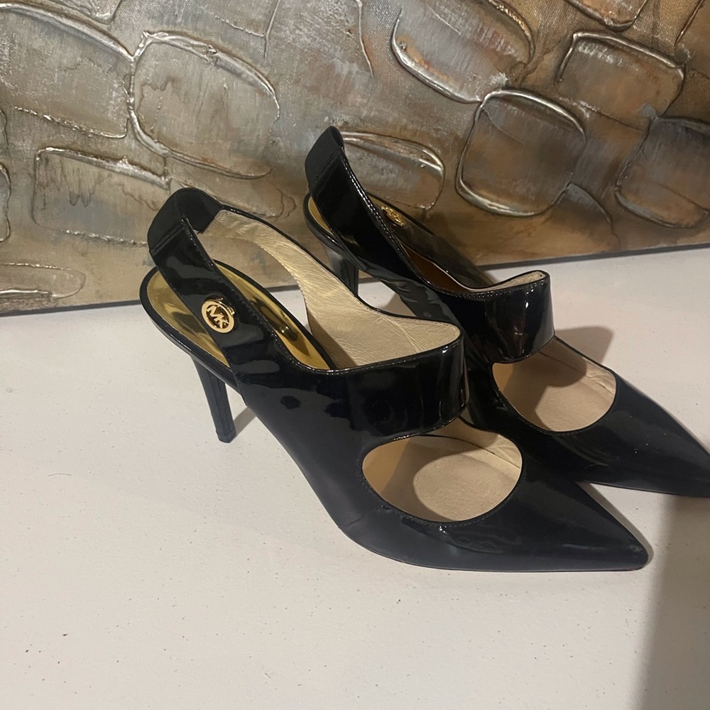 SLINGBACK MICHAEL KORS SIVIAN PATENT LEATHER